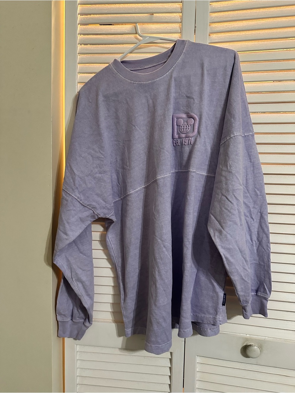 Disney Lavender Pullover Long Sleeve Jersey